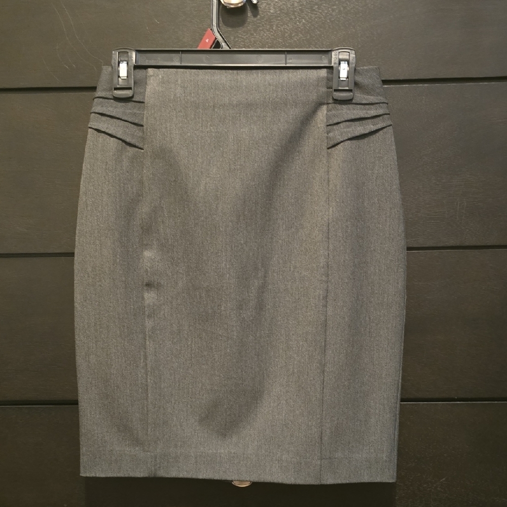 Express Charcoal Pencil Skirt